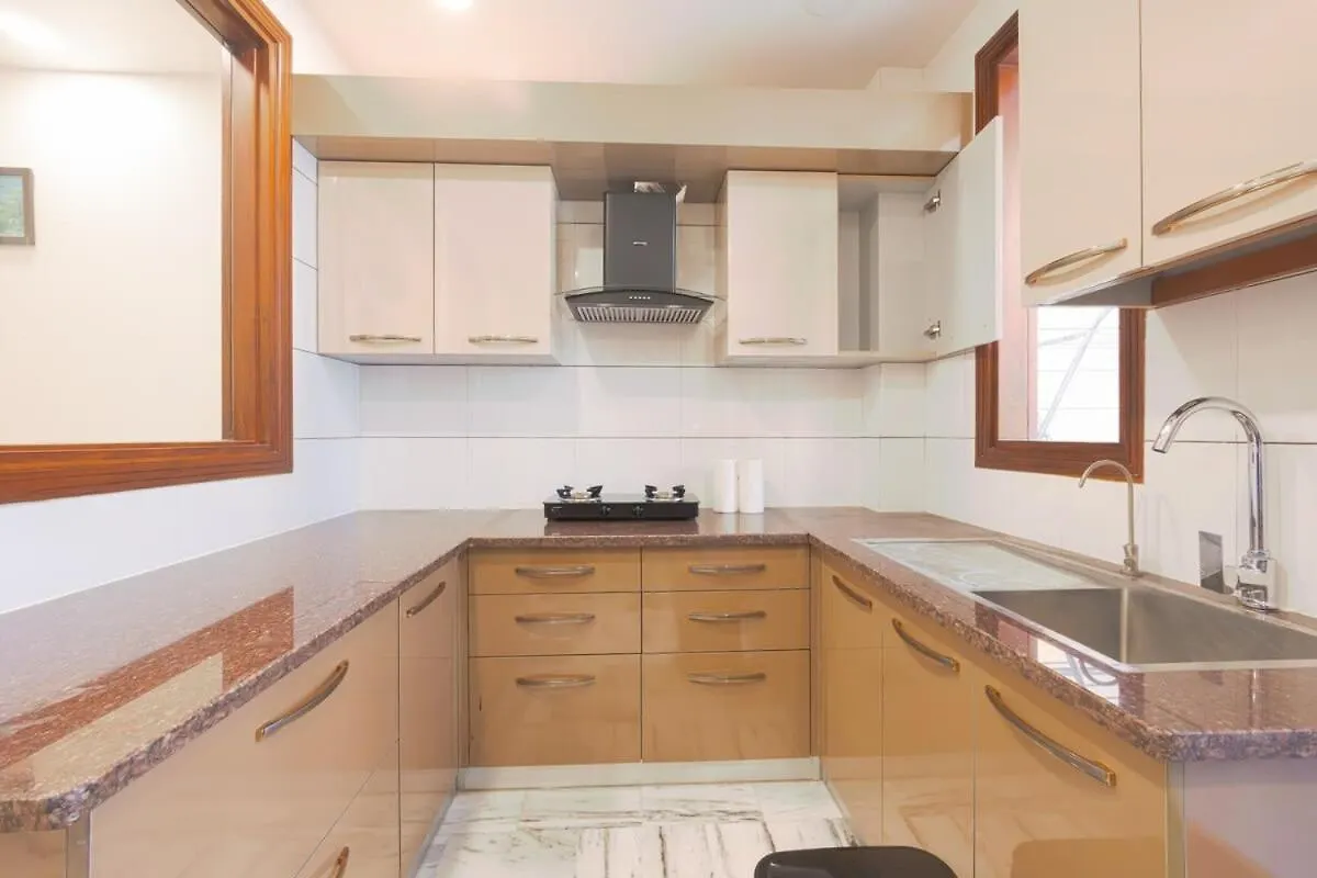 Apartmán Tranquil 2Br Oasis With Balcony & Bathtub Gurgáon