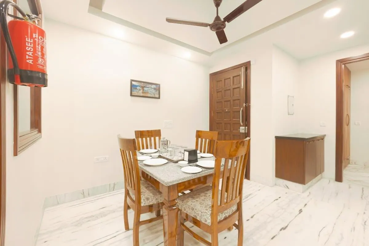 Apartmán Tranquil 2Br Oasis With Balcony & Bathtub Gurgáon
