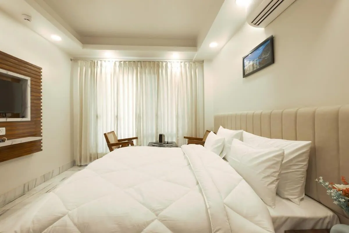 Apartmán Tranquil 2Br Oasis With Balcony & Bathtub Gurgáon Indie