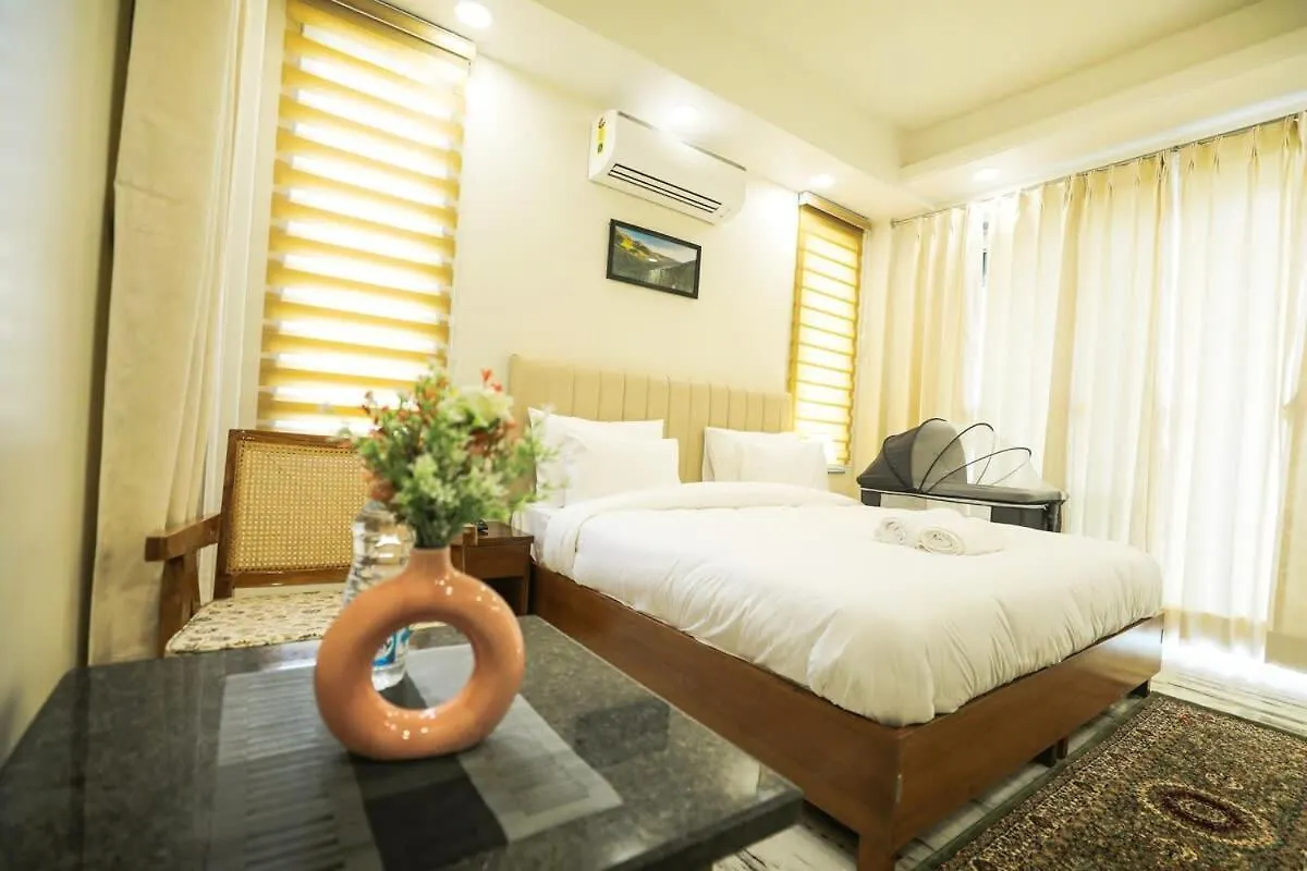 Apartmán Tranquil 2Br Oasis With Balcony & Bathtub Gurgáon